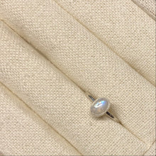 Load image into Gallery viewer, Moonstone Stacking Ring Oval
