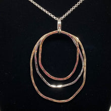 Load image into Gallery viewer, Two-tone Trio Pendant
