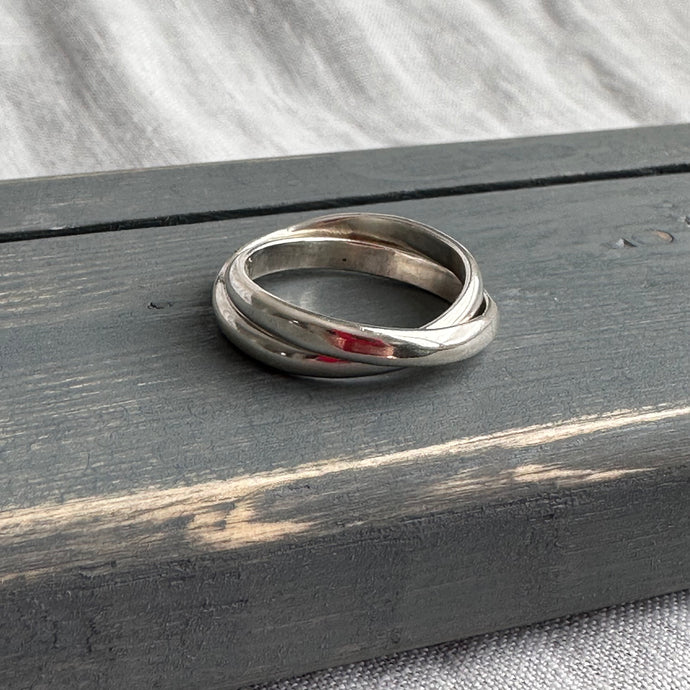 Sterling Double Rolling Ring