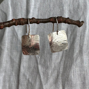 Square Textured Earrings