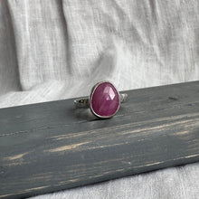 Load image into Gallery viewer, Rose Cut Ruby Statement Ring
