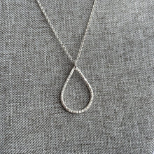 Load image into Gallery viewer, Hammered Pear Shape Pendant
