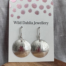 Load image into Gallery viewer, Circle Textured Earrings
